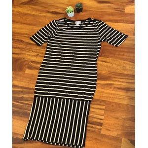 Striped LuLaRoe Dress
